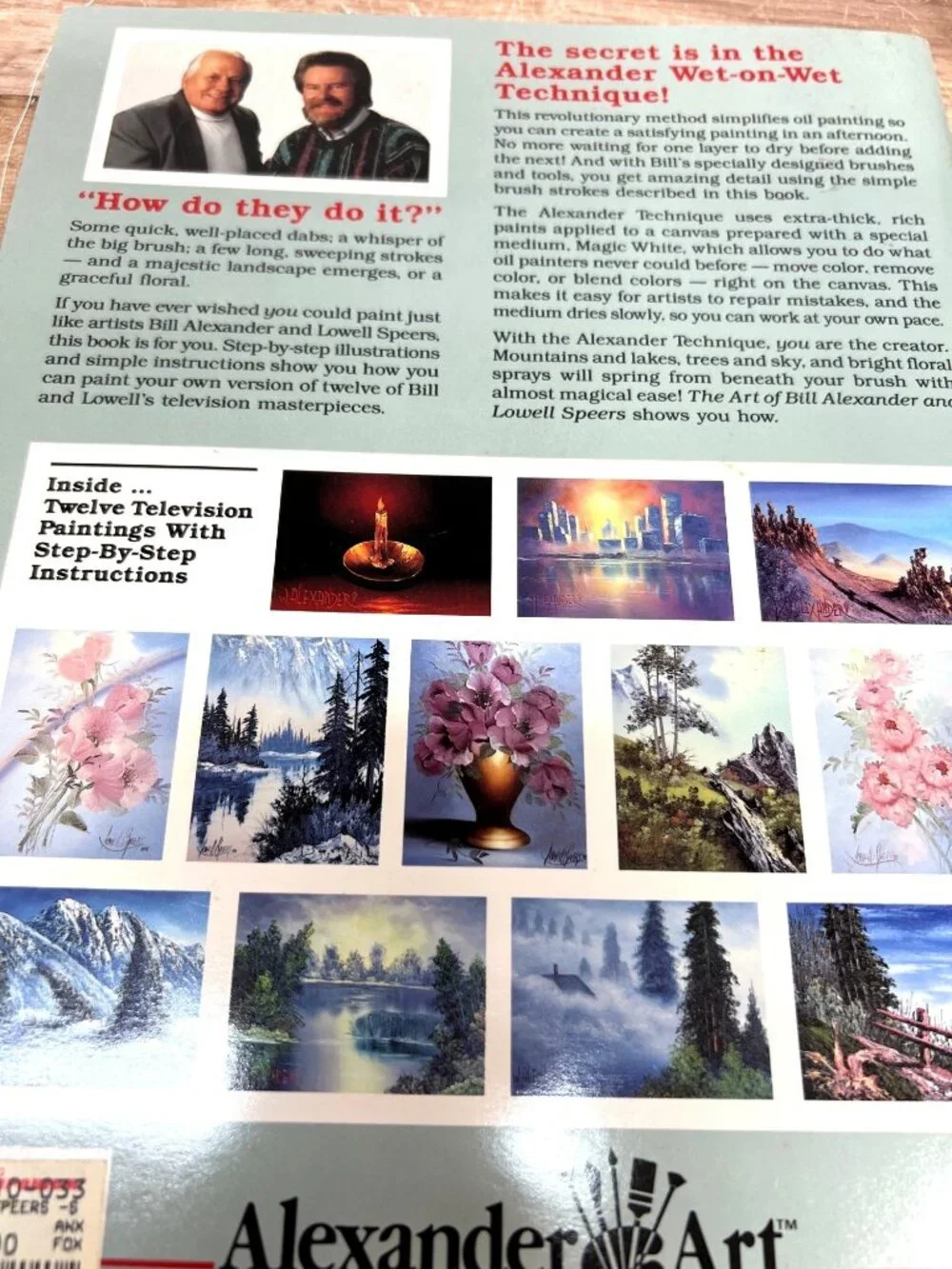 The Art Of Bill Alexander And Lowell Speers Wet-On-Wet Oil Painting Series